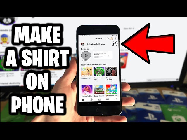 HOW TO MAKE A SHIRT ON ROBLOX MOBILE 2022 (Make Shirts On Mobile