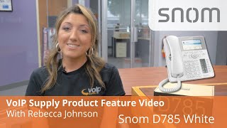 Snom D785 White Product Feature Video | VoIP Supply