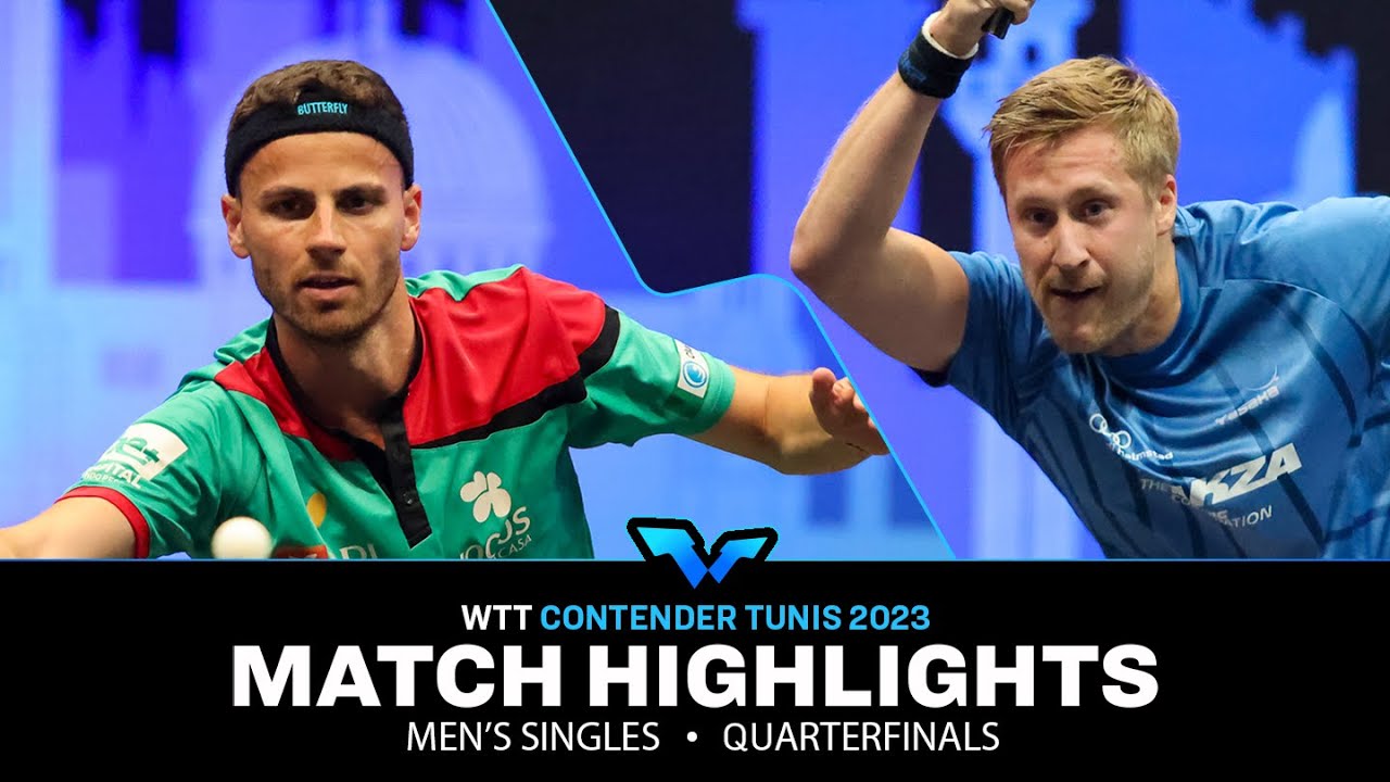 Mattias Falck vs Tiago Apolonia | MS QF | WTT Contender Tunis 2023