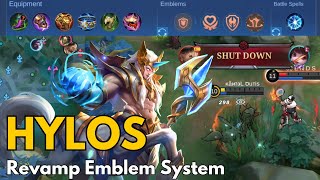 REVAMP EMBLEM SYSTEM - HYLOS SOLO RANK | Mobile Legends Bang Bang