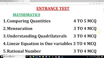 SURE SHOT SELECTION TIPS & TRICKS FOR AMU CLASS 9TH ADMISSION TEST/ MOST IMPORTANT CHAPTERS