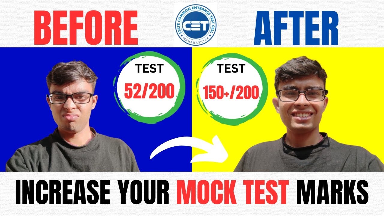 How To Increase Marks In Mock Test | Toppers Strategy For Mhtcet 2026/ ...