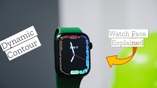 Apple Watch Series 7 Dynamic Contour Watch Face EXPLAINED In-Depth! (watchOS 8)