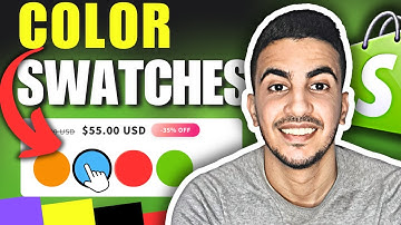 How To Add Color Swatches To Product Page In Shopify (Free Code)