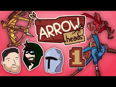 Lets Play Arrow Heads - PART 1: Bitter Birb Battles | Thumb Wars (ft Boss Room) Multiplayer Gameplay