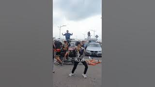 BTS Film Lara Ati Goyang Jebule Ngapusi Bayu Skak dipandu Mas Diego dari Takupaz Dance Crew