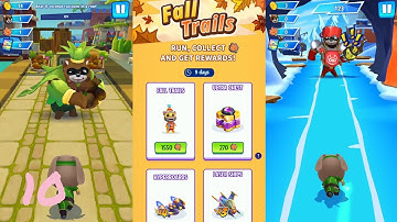 Talking Tom Hero Dash Android Gameplay Part 10 Fall Trails Event
