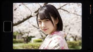 A Girl in a Kimono beneath Cherry Blossoms : Analog mood : Cnematic Video_2