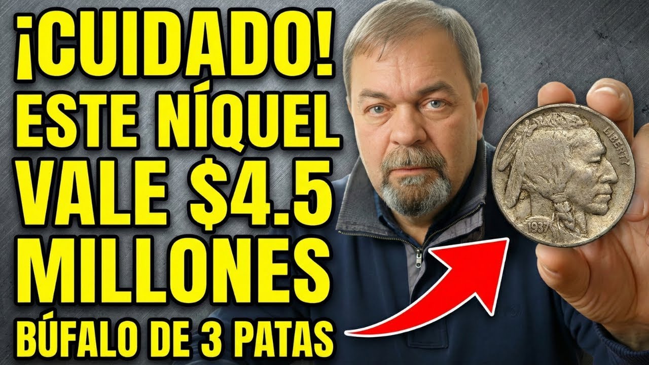 ¡Cuidado! Este Níquel de 5 Centavos Vale $4.5 Millones 😱