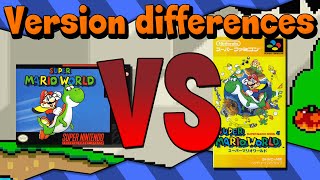 Version Differences - Super Mario World (Recut)