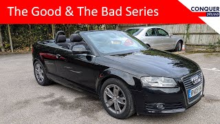 The good and the bad about the Audi A3 (8P) Cabriolet 2008-2013