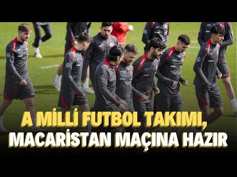 A Milli Futbol Takımı, Macaristan maçına hazır