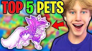 The TOP 5 *BEST* PETS IN PRODIGY???!!!