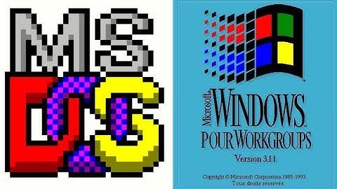 Installation de MS-DOS 6.22 + Windows 3.11 | CD-ROM | NO Floppy | VMWARE [Français | French]