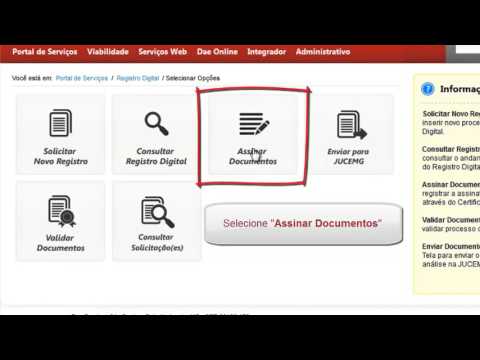 2   Assinar Registro Digital - JUCEMG