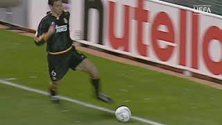 Потрясающий финт Редондо в матче МЮ-Реал 19.04.2000