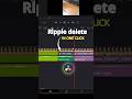 How to Use Ripple Delete in DaVinci Resolve (Quick & Easy Tutorial) #DaVinciResolve #RippleDelete