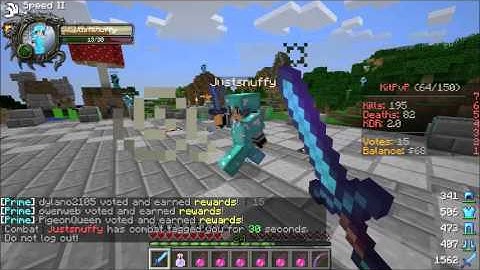 PrimeMC KitPvP HACKER! AGAIN!