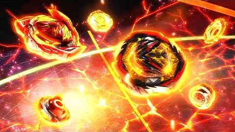 Beyblade Burst DB - Episode 22 AMV - Last Of The real Ones - Magma Ifrit! Magma Smash!!!