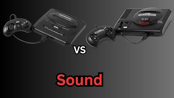 Sega Genesis/Mega Drive model 1 (VA6) and model 2 (VA1) Sound Comparison