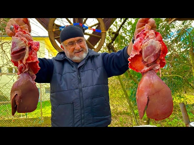 Best Mutton Liver Set Recipe 🐏 How To Cook❓ Cooking Life of a Turkish Village class=