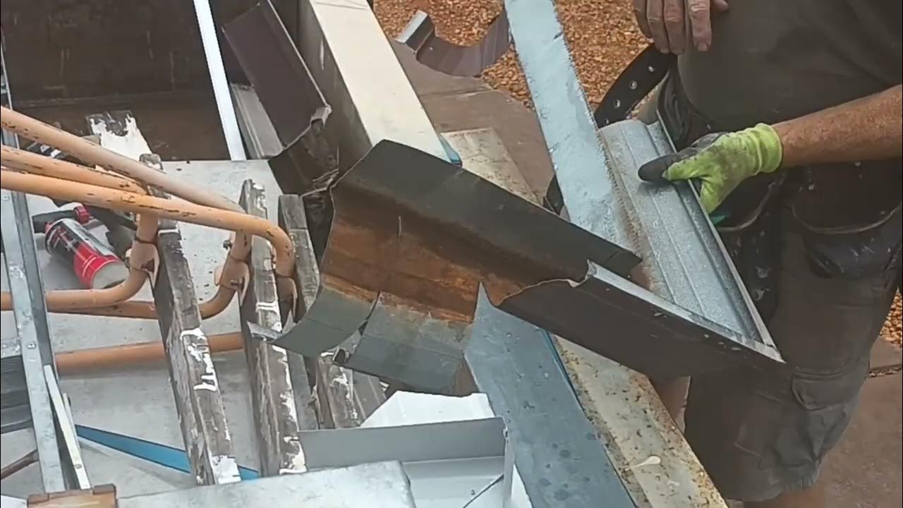 How to make gutter corners YouTube