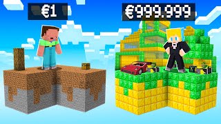 Billy 1€ vs Ukri 999.999€ SKYBLOCK Bau Challenge in Minecraft!