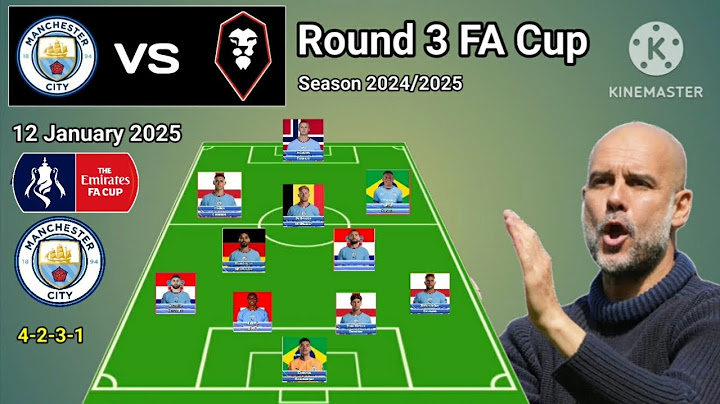 Manchester City vs Salford City ~ Potential Line Up Man City Round 3 FA Cup Season 2024/2025