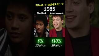 The Rock VS Robert Downey Jr ¿Quién es mas rico? 💵💰 #shorts