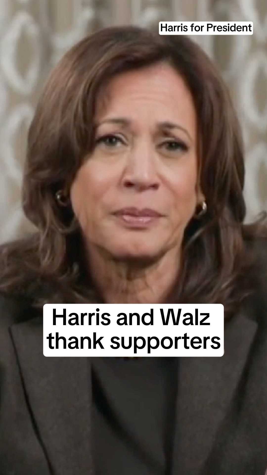 Harris and Walz thank supporters: 'Now more than ever, we need the light to shine through'