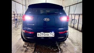 Замена ламп заднего хода на Светодиодные(Led) Kia Sportage+ замена Камеры заднего вида