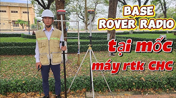 Cách Đo Base Radio Tại Mốc Bằng Máy RTK CHC #thietbigeotex #chc #gnssrtk #gnss