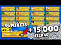 ZEREI TODAS AS MISSÕES E GANHEI 15000 MIL FICHAS NO BRAWL STARS!!