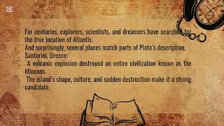 The Lost City of Atlantis: Finally Found?  New Evidence 2025