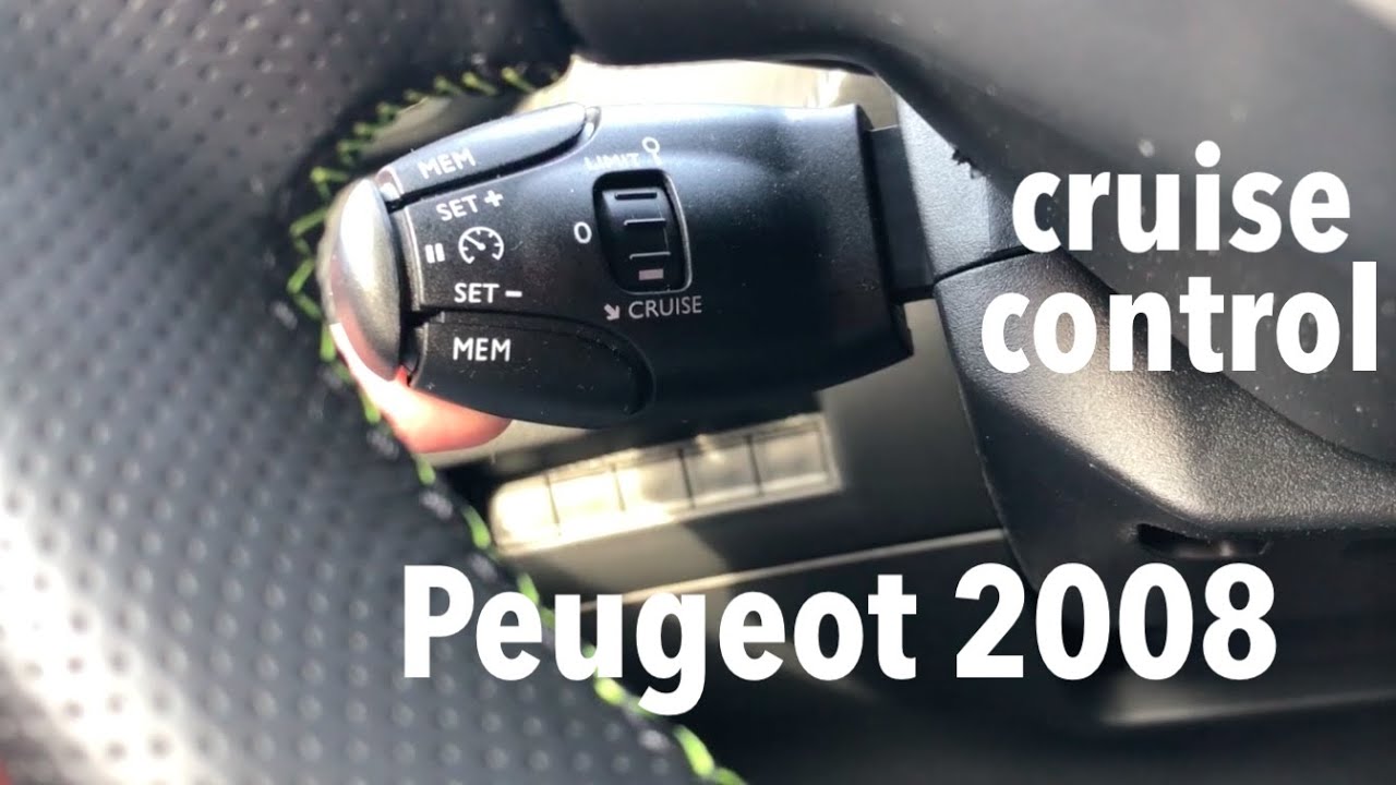 cruise control on peugeot 2008