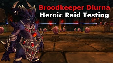 Heroic Broodkeeper Diurna Raid Testing - Balance Druid POV - Vault Of The Incarnates