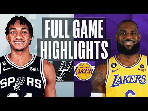 Los Angeles Lakers vs San Antonio Spurs Full Game Highlights | Nov 25 | NBA Season 2022-23