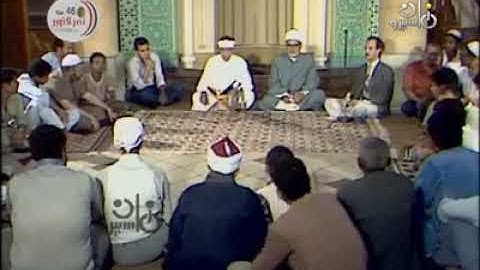 فيديو نادر لأول مرة للشيخ عبدالباسط عبدالصمد سورة طـه - مسجد سيدى صالح الجعفرى بالقاهرة 1982م
