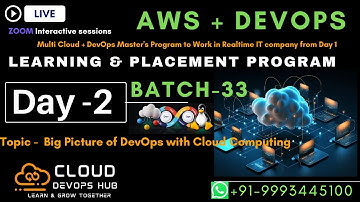 🚀Multi Cloud AWS + DevOps || Day2 || Live Zoom Recording || 8 AM IST Started Today || Batch-33