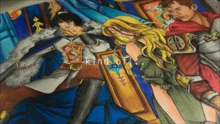 THRONE OF GLASS COLORING BOOK - TUTORIAL - COLOUR WITH ME
