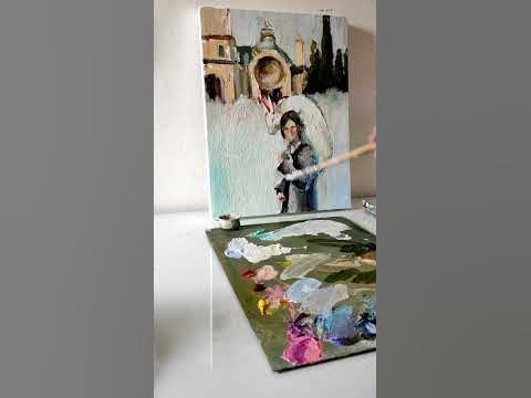 Процесс создания картины - YouTube