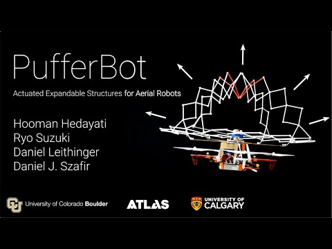 PufferBot: Actuated Expandable Structures for Aerial Robots