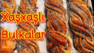 Xaşxaşlı Bulka Resepti Lalə Toxumu Ilə Bulka Buns With Poppy Seeds Булочки С Маком Asmr