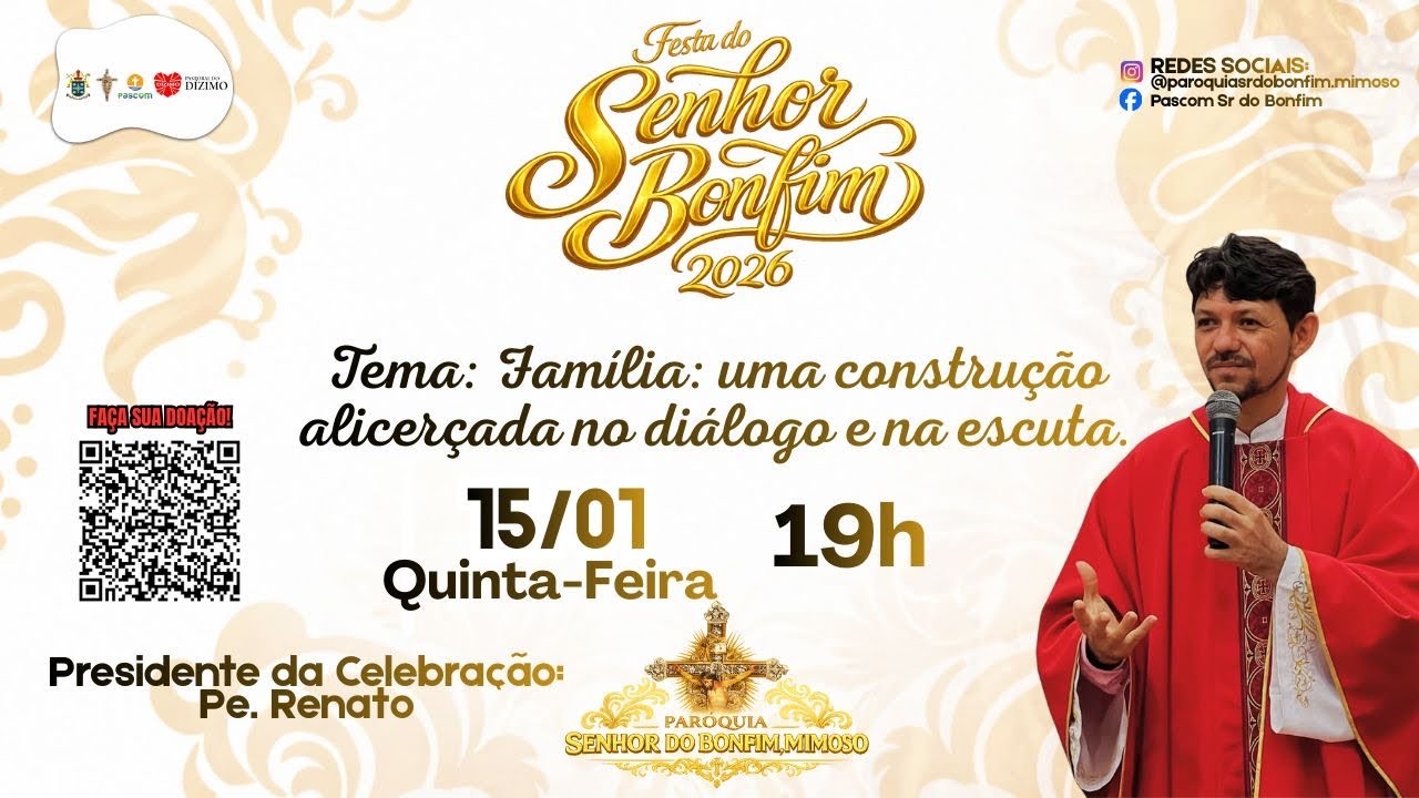 7ª Noite- Festa do Senhor do Bonfim de Mimoso 2026 PARTE 3 