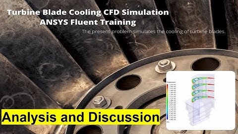 Turbine Blade Cooling CFD Simulation