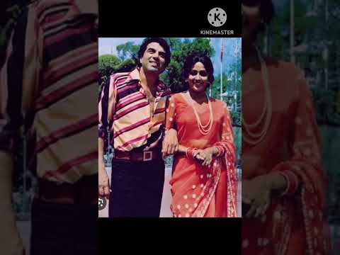 Legend Dharmendra with wife Hema malini #song Lata mangeshkar #shortvideo#