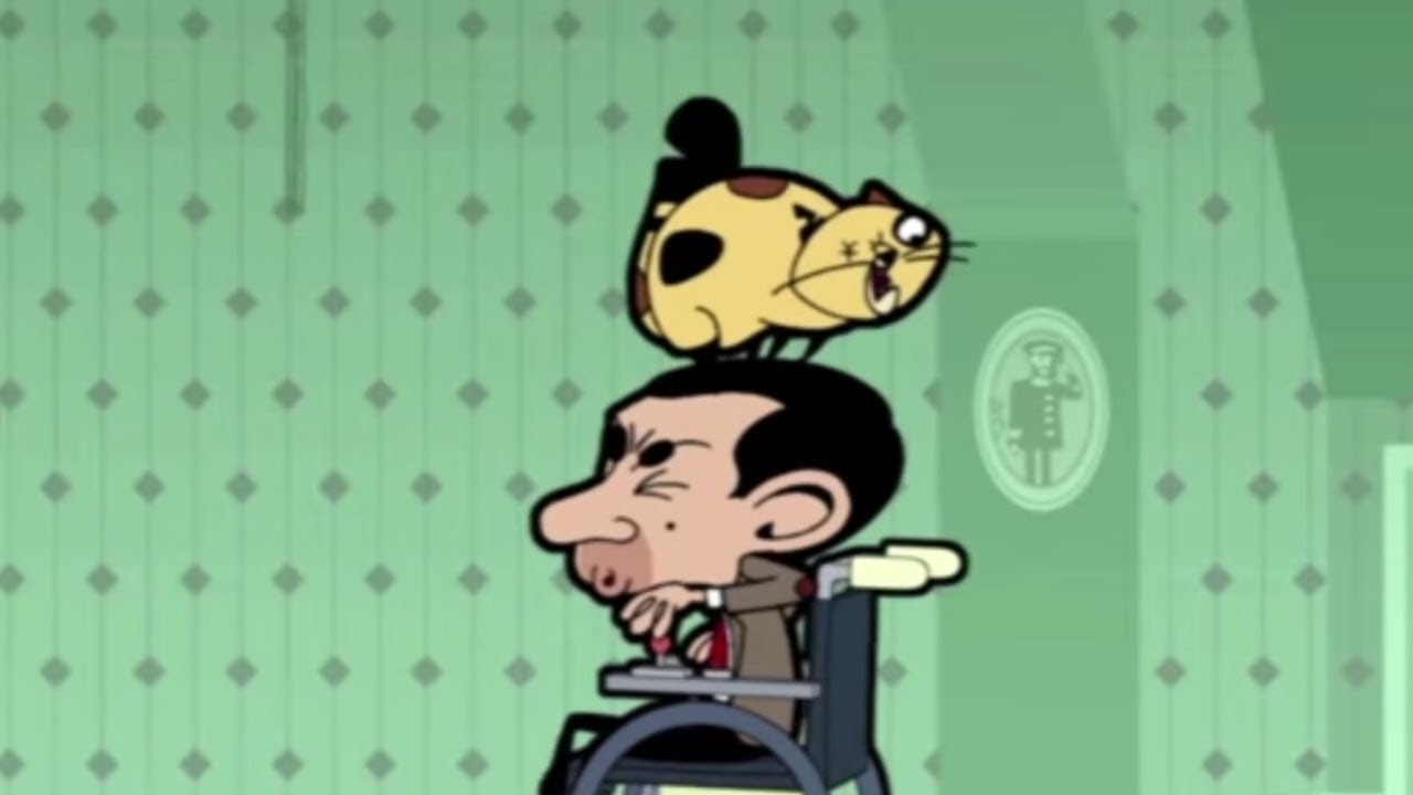 Wheelchair Fun Mr Bean Cartoon Youtube