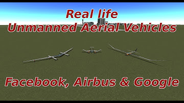 KSP 1.0.4: UAVs: Google vs Facebook vs Airbus; Who has the best drone?