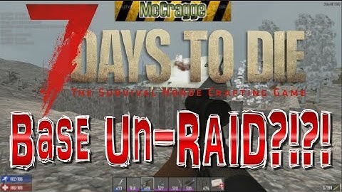 7 Days to Die: A16.4 PvP: Online Base Un-Raid?!?