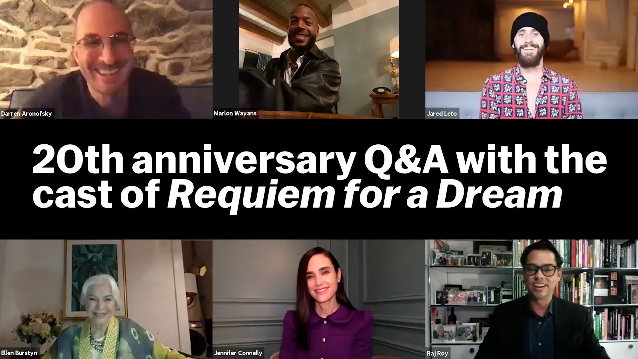 Requiem For A Dream Cast And Crew Reunited Twenty Years Later Moma Film Youtube